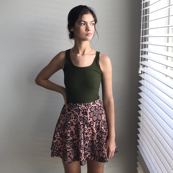 Floral Skater Skirt - Picture 1 of 4